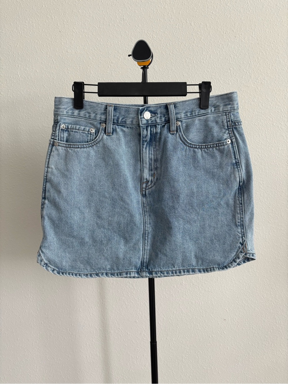 Pistola Denim Mini Skirt Women’s Size 28 Light Wash Jean Skirt Y2K Casual